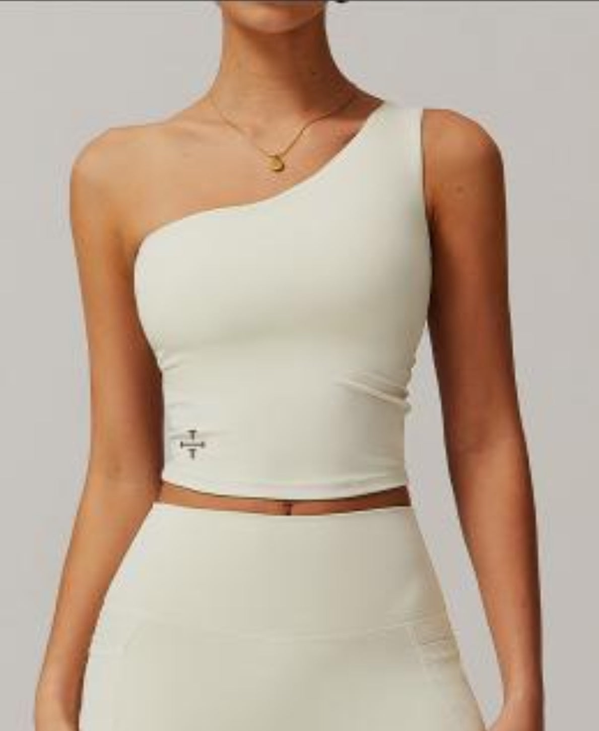 Aura One-Shoulder Crop