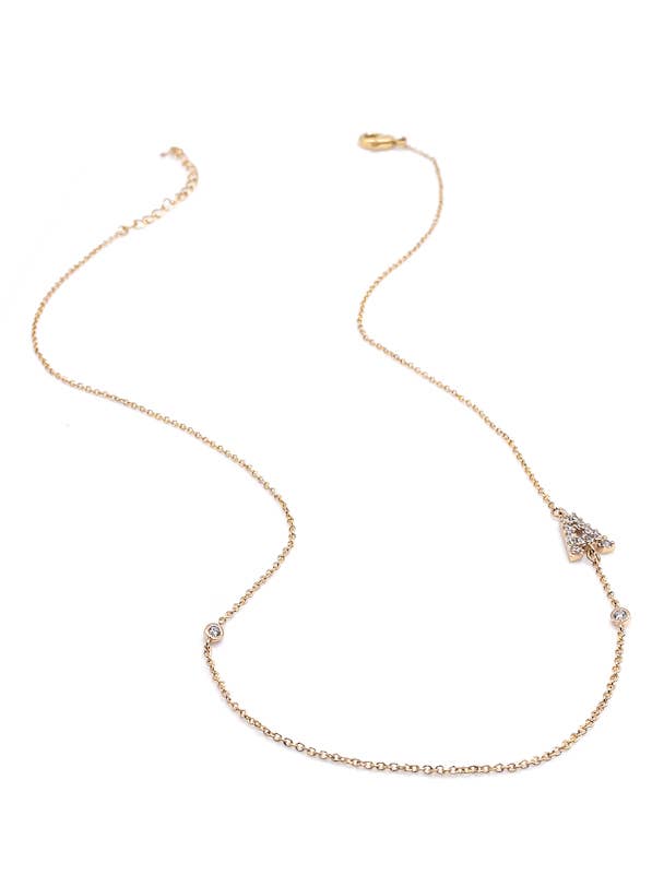 Golden Initial Necklace – 14k Gold Plated