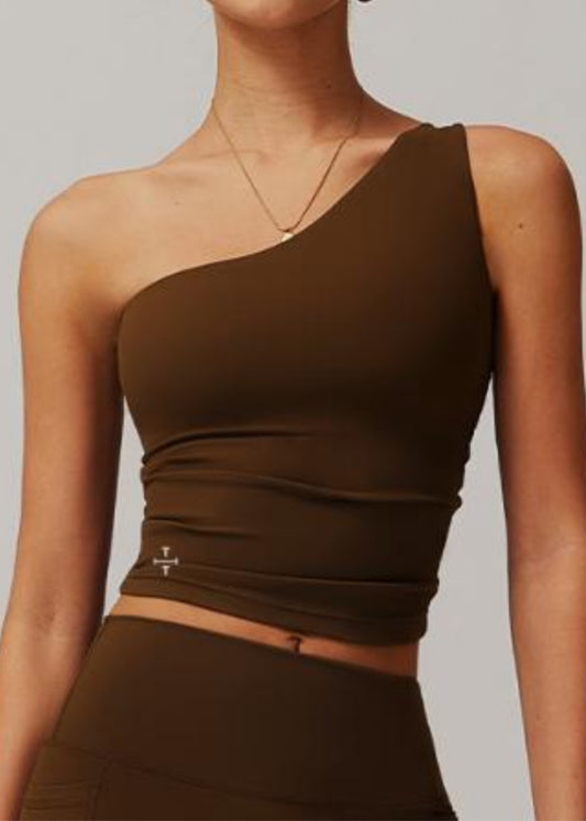 Aura One-Shoulder Crop